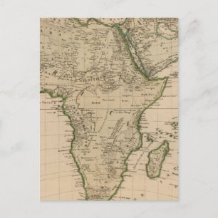 Afrika und Asien Postkarte