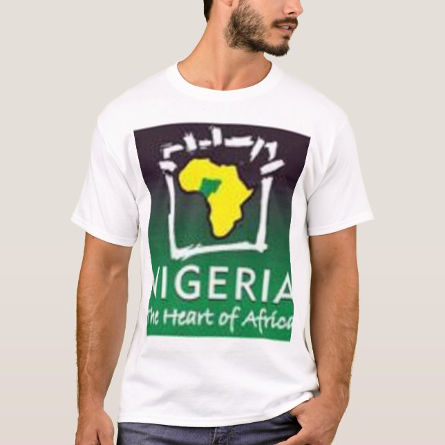 Afrika und Nigeria T-Shirt (Vorderseite)