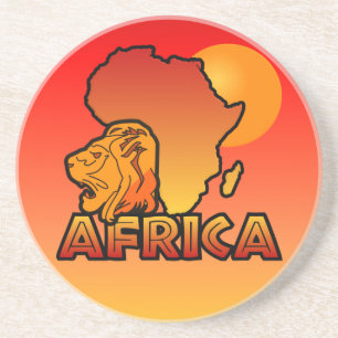 Afrika-Untersetzer Sandstein Untersetzer