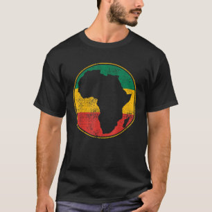 Afrika Vintag Retro Map Tansania Namibia Kenia So T-Shirt