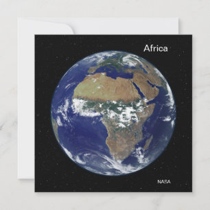 Afrika vom Weltraum, NASA-Volldatenträger-Image Karte