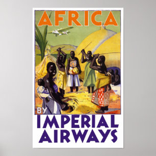 Afrika von Imperial Airways Poster