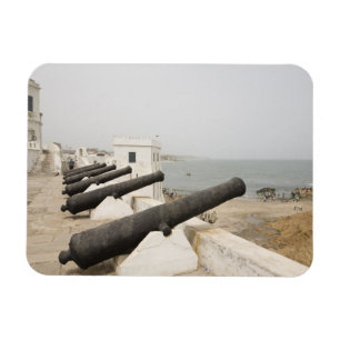 Afrika, Westafrika, Ghana, Elmina Kanonenkarte Magnet