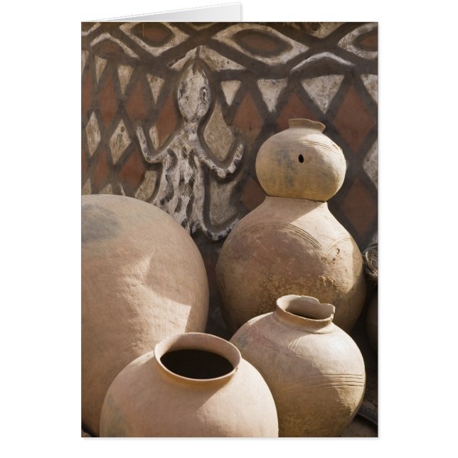 Afrika, Westafrika, Ghana, Sirigu. Handgefertigt 2 (Vorne)