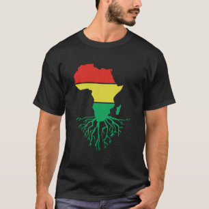 Afrika wurzelt Afrozentrisch-Schwarzgeschichte-Afr T-Shirt