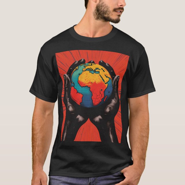 Afrika-Zentrum der Welt - Design 1 T-Shirt (Vorderseite)