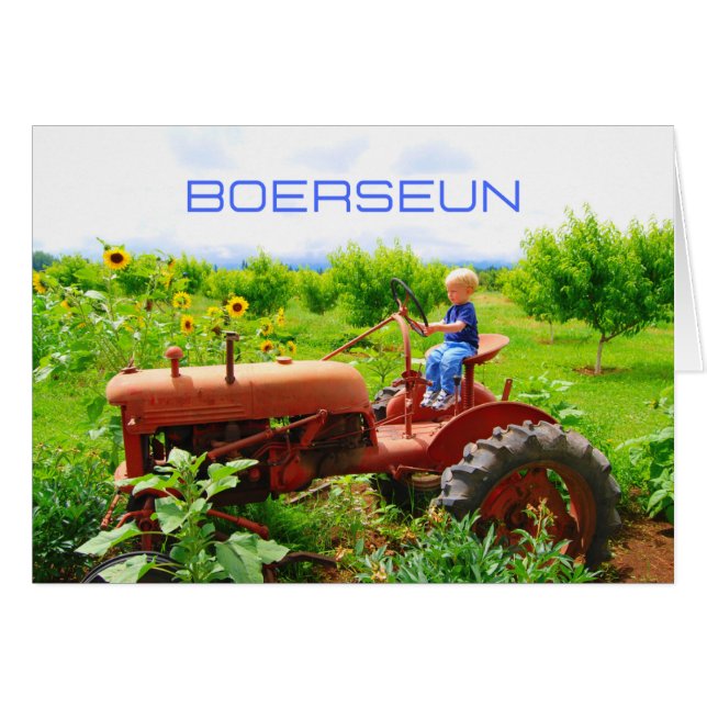 #AfrikaansIsLekker - Boerseun (Vorderseite (Horizontal))