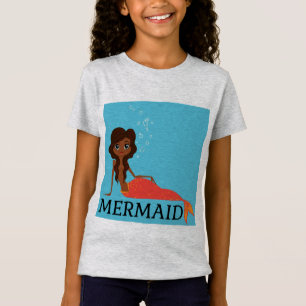 AFRIKANAMERIKANISCHE SCHWARZE MERMAID-T - SHIRT