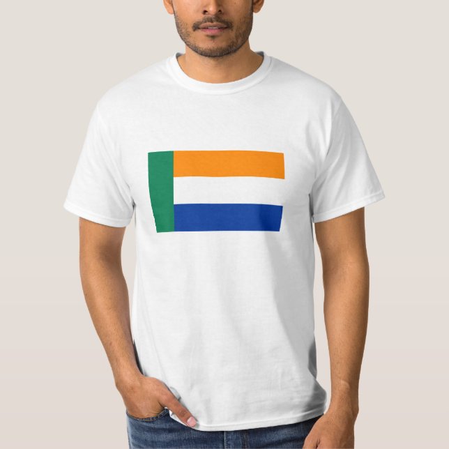 Afrikander-Leute-ethnische Flagge T-Shirt (Vorderseite)