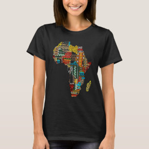 Afrikaner Dashiki Pattrens Black History Montag T- T-Shirt