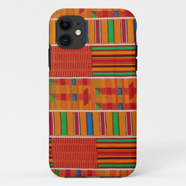 Afrikaner Kente Stoff iPhone Fall Case-Mate iPhone Hülle (Rückseite)