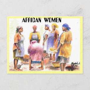 Afrikanerin 2, AFRIKANISCHE FRAUEN Postkarte