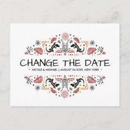 Afrikanerin | Ankara Kente Lizard Änderung der Plä Ankündigungspostkarte