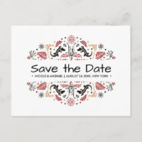 Afrikanerin | Ankara Lizard Wedding Save the date