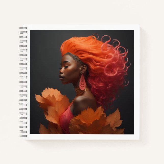 Afrikanerin Notizbuch (Vorderseite)