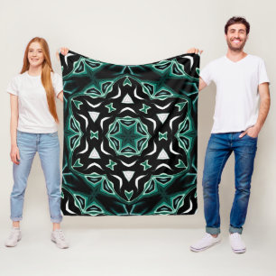 Afrikanisch-afrikanisches Muster kaleidoscope Fleecedecke