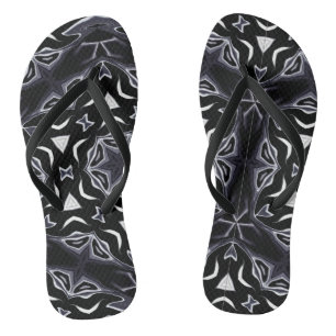 Afrikanisch-afrikanisches Muster kaleidoscope Flip Flops