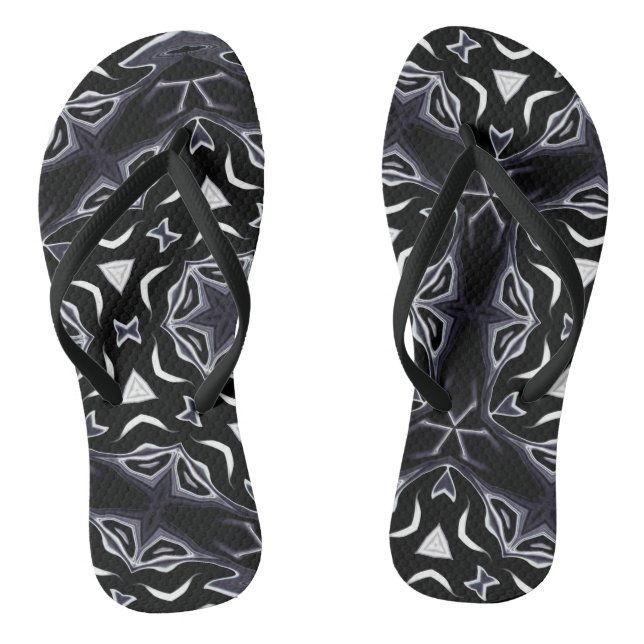 Afrikanisch-afrikanisches Muster kaleidoscope Flip Flops (Fußbett)