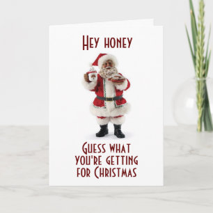 AFRIKANISCH-AMERIKANER ERZÄHLT SEINE CHRISTMAS-LIE FEIERTAGSKARTE