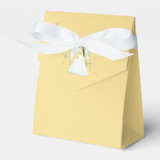 Afrikanisch-Amerikanische Angel-Favor-Box Geschenkschachtel (Vorderseite)