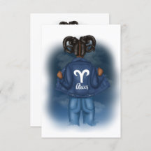 Afrikanisch-Amerikanische Aries Zodiac Sign Birthd