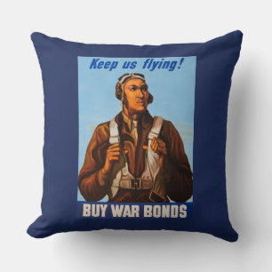 Afrikanisch-amerikanische Aviatoren kämpfen Pilote Kissen