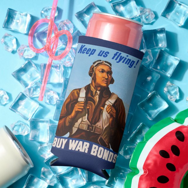 Afrikanisch-amerikanische Aviatoren kämpfen Pilote Selters Dosenkühler (In Situ Sommer)