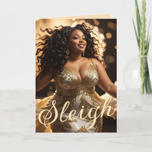 Afrikanisch-Amerikanische Diva: Feierliche Glamour Karte
