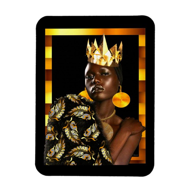 Afrikanisch-Amerikanische Diva Magnet (Vertikal)