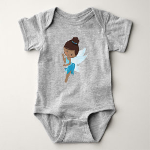 Afrikanisch-Amerikanische Fairy, Magische Fairy, W Baby Strampler