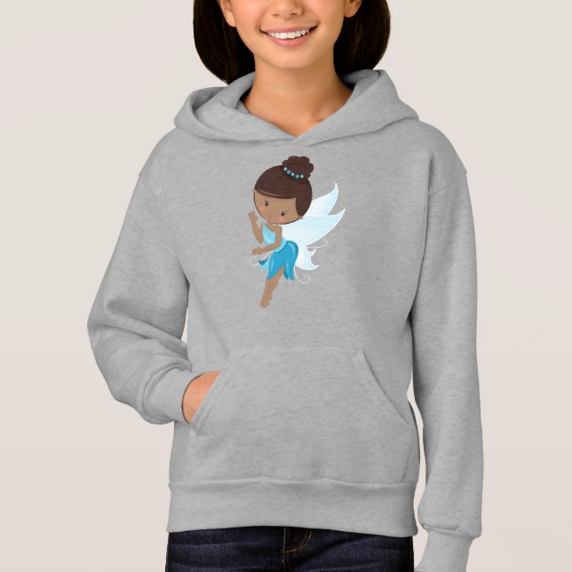 Afrikanisch-Amerikanische Fairy, Magische Fairy, W Hoodie (Vorderseite)