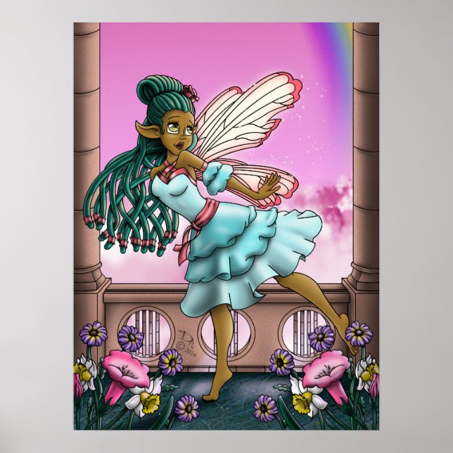 Afrikanisch-Amerikanische Fairy Poster (Vorne)