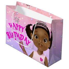 Afrikanisch-Amerikanische Fairy Princess Ballerina Große Geschenktüte