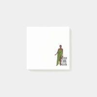 Afrikanisch-amerikanische Frau inspirierende Post-