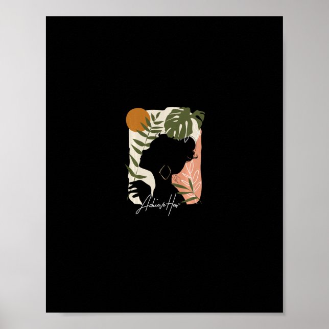 afrikanisch-amerikanische Frauen&# 9,s grafisch na Poster (Vorne)