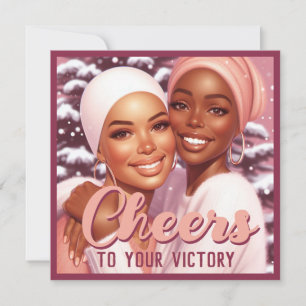 Afrikanisch-amerikanische Frauenfeindlichkeit Feiertagskarte