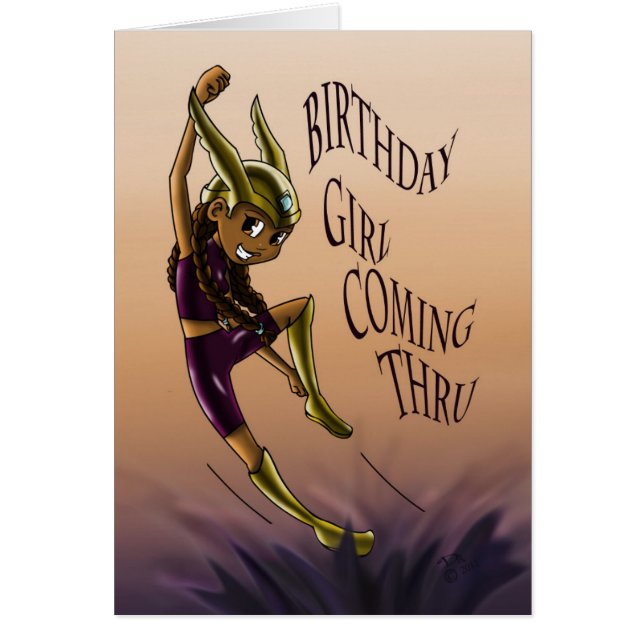 Afrikanisch-Amerikanische Girl Superhero (Vorne)