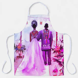 Afrikanisch-Amerikanische Hochzeit Schürze