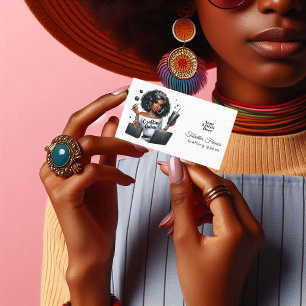 Afrikanisch-Amerikanische Kunsthandwerkskunst Visitenkarte