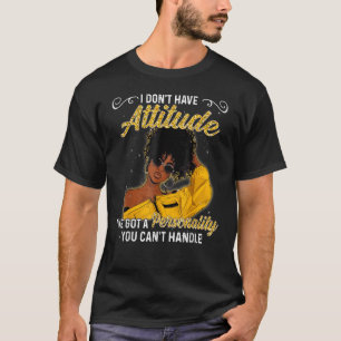 Afrikanisch-Amerikanische Melanin Queen Black Girl T-Shirt
