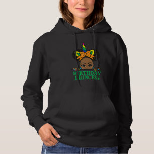 Afrikanisch-Amerikanische Prinzessin Afro Puff Rai Hoodie