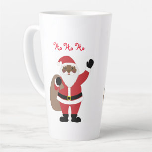 Afrikanisch-amerikanische Santa Latte-Tasse Milchtasse