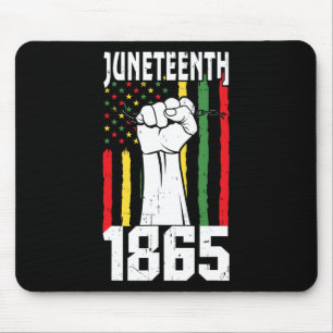 Afrikanisch-Amerikanische schwarze Geschichte 1865 Mousepad