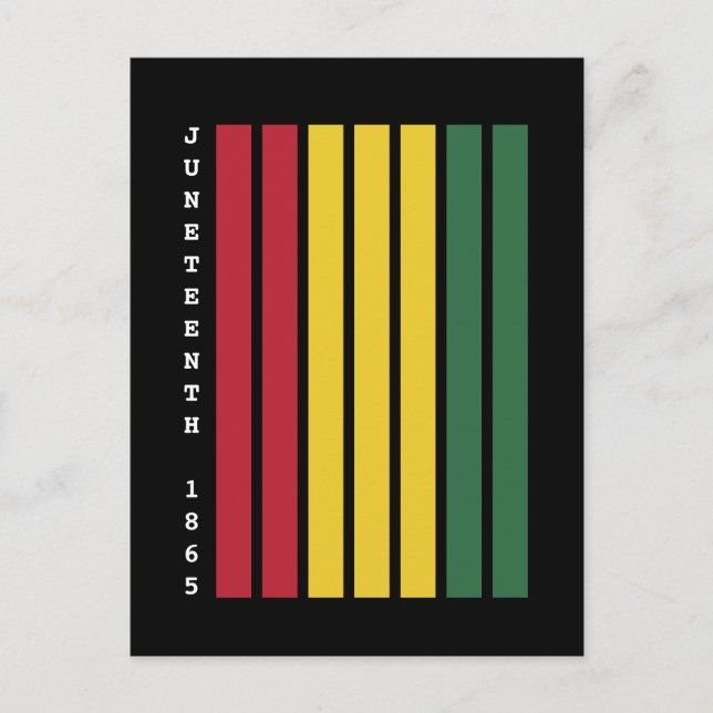 Afrikanisch-Amerikanische schwarze Geschichte - 18 Postkarte (Vorderseite)