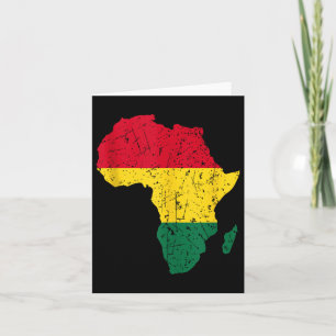 Afrikanisch-Amerikanische Schwarzgeschichte Monat Karte