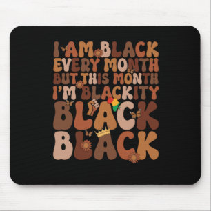 Afrikanisch-Amerikanische Schwarzmeer-Power-Geschi Mousepad