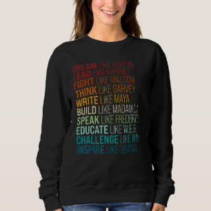 afrikanisch-amerikanischer Inspirationsschwarzer G Sweatshirt