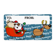 Afrikanisch-amerikanischer Santa Claus Kwanzaa Fei