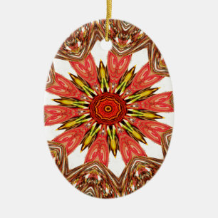 Afrikanisch-asiatisches traditionelles Muster Keramik Ornament