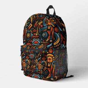 afrikanisch bedruckter rucksack
